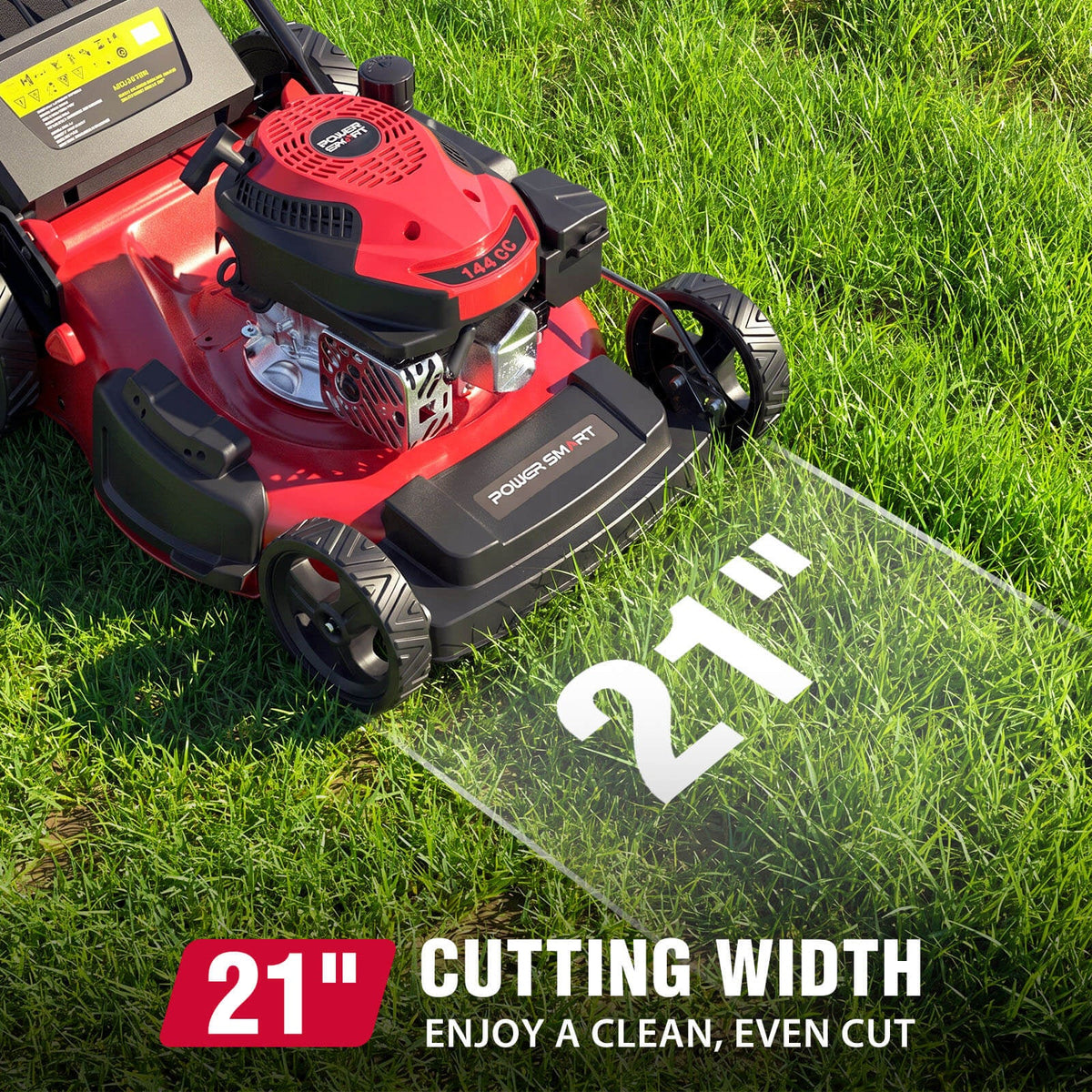 21" 144cc Gas Push 3-in-1 Lawn Mower  DB8621P